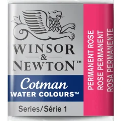 Winsor & Newton Cotman akvarellmaling halvkopp – Permanent Rose 502
