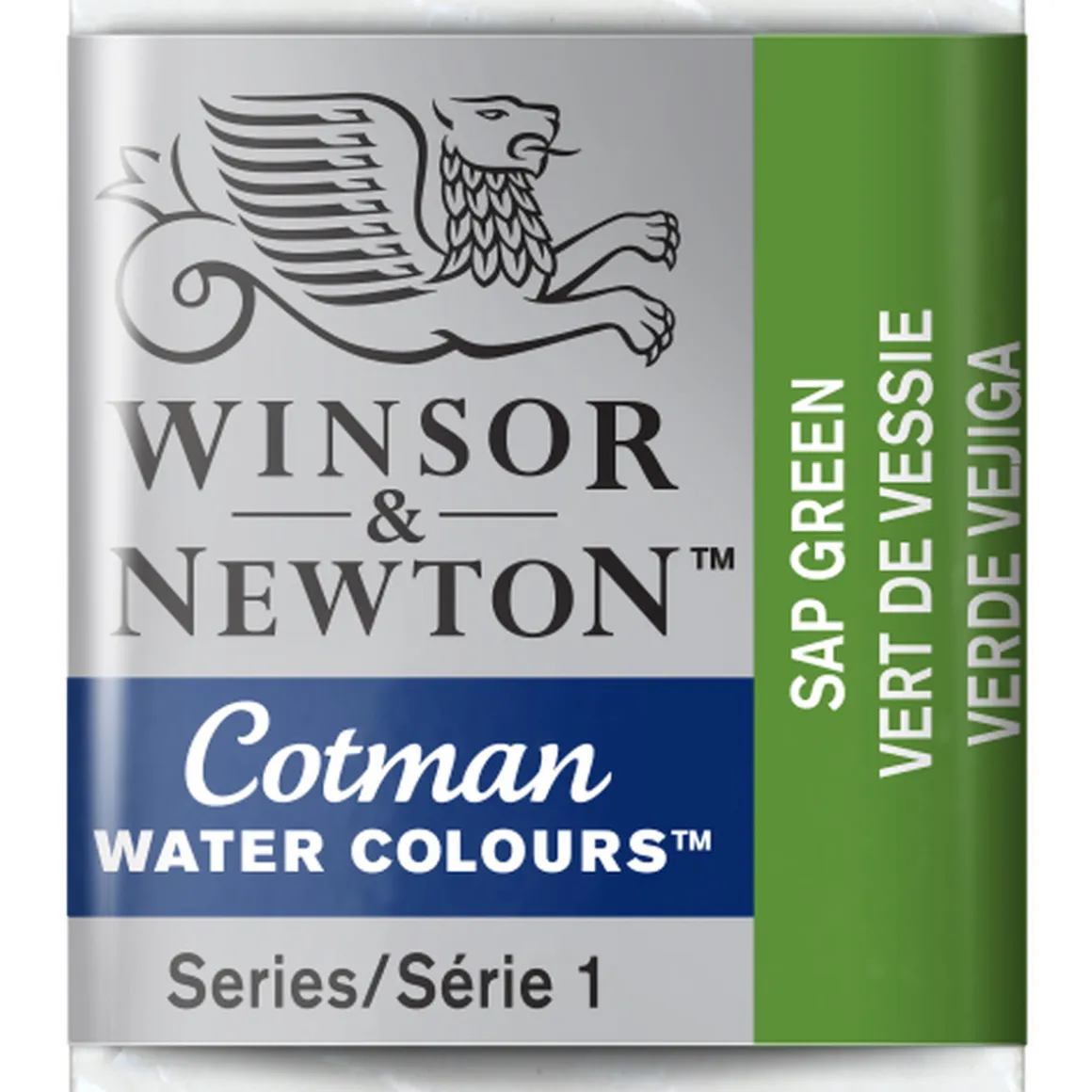 Winsor & Newton Cotman akvarellmaling halvkopp – Sap Green 599