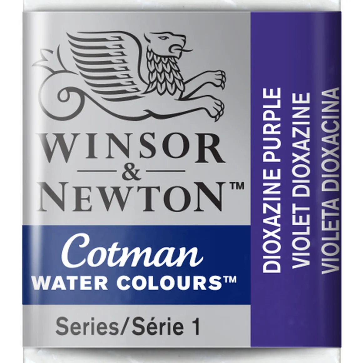 Winsor & Newton Cotman akvarellmaling halvkopp – Dioxazine Violet 231