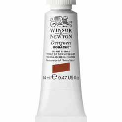 Winsor & Newton Designers Gouache 14 ml – Burnt sienna 074