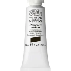 Winsor & Newton Designers Gouache 14 ml – Perylene black 505