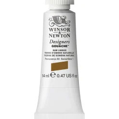Winsor & Newton Designers Gouache 14 ml – Raw umber 554