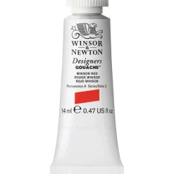 Winsor & Newton Designers Gouache 14 ml – Winsor red 726