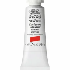 Winsor & Newton Designers Gouache 14 ml – Flame red 249