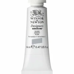 Winsor & Newton Designers Gouache 14 ml – Silver 617