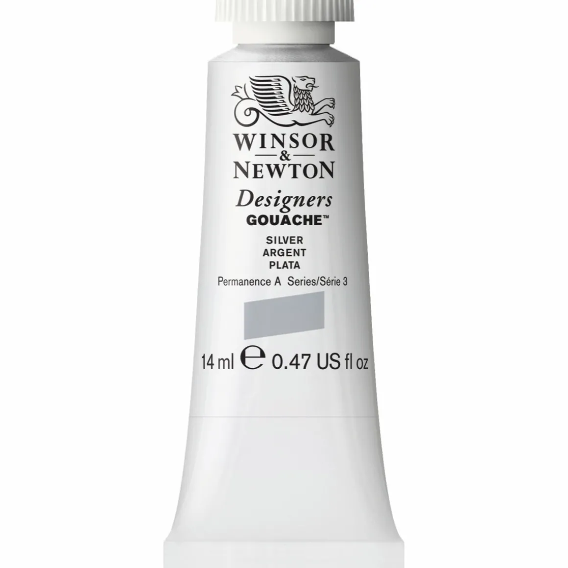 Winsor & Newton Designers Gouache 14 ml – Silver 617