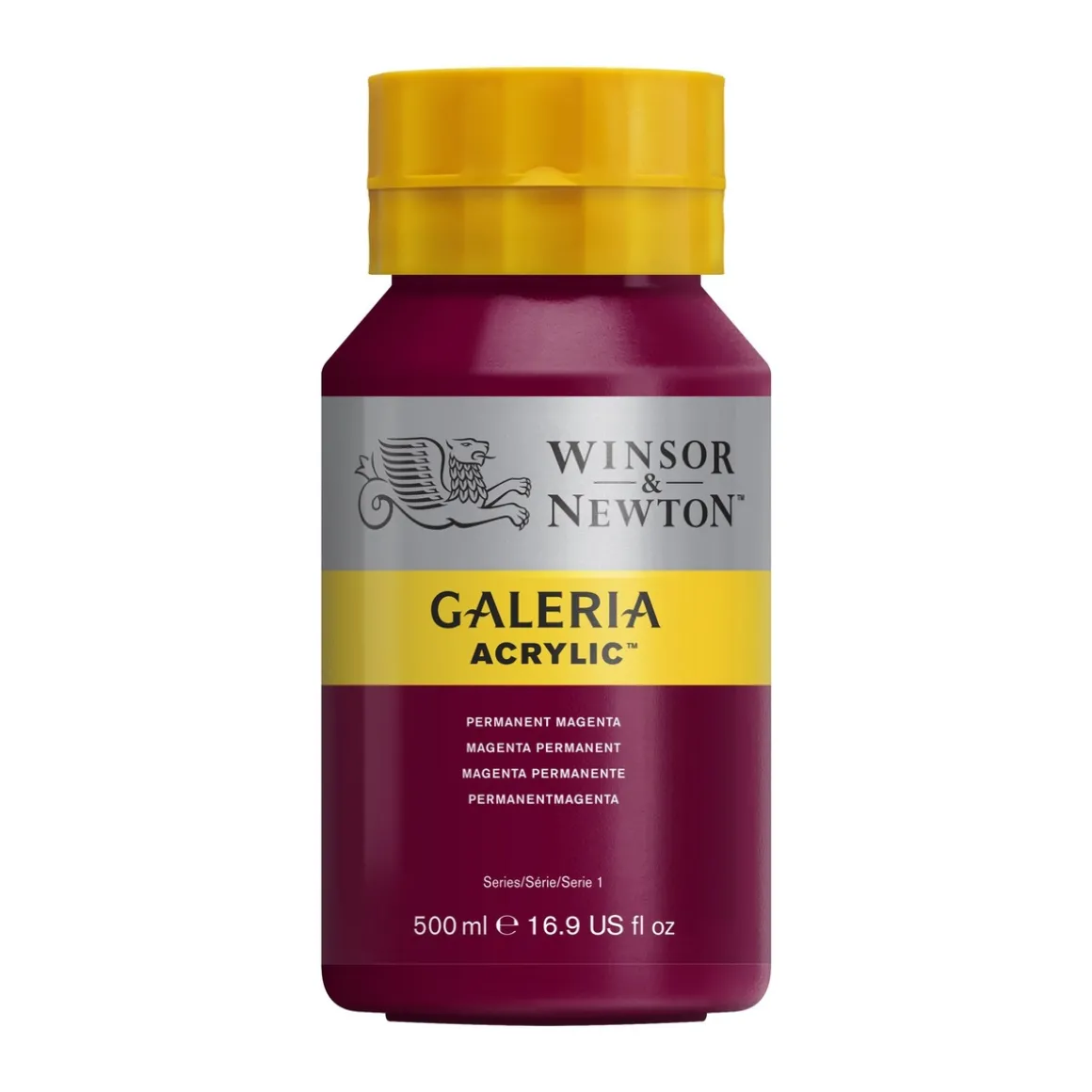 Winsor & Newton Galeria akrylmaling 500 ml Permanent Magenta 488