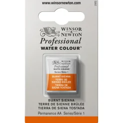Winsor & Newton Professional akvarellmaling halvkopp Burnt Sienna 074