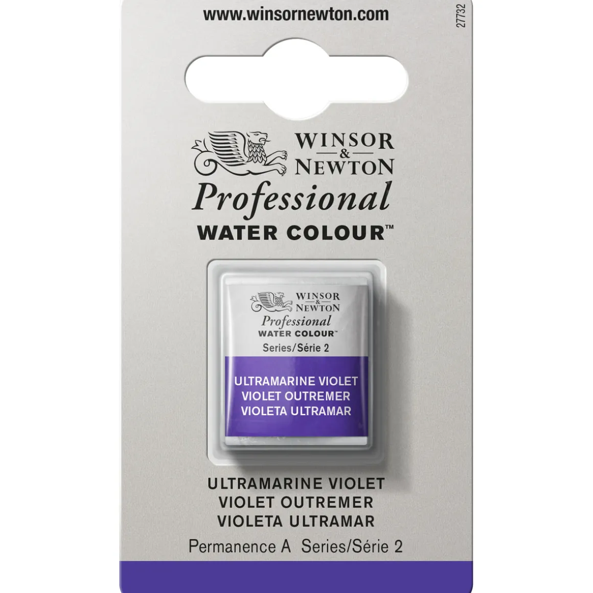 Winsor & Newton Professional akvarellmaling halvkopp Ultramarin Violet 672