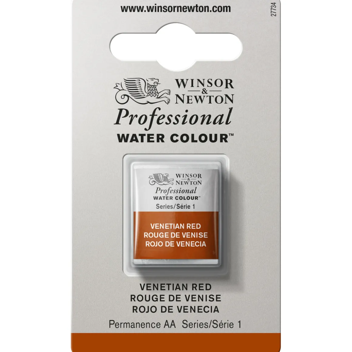 Winsor & Newton Professional akvarellmaling halvkopp Venetian Red 678