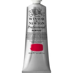 Winsor & Newton Professional akrylmaling 60 ml Permanent Alizarin Crimson 466