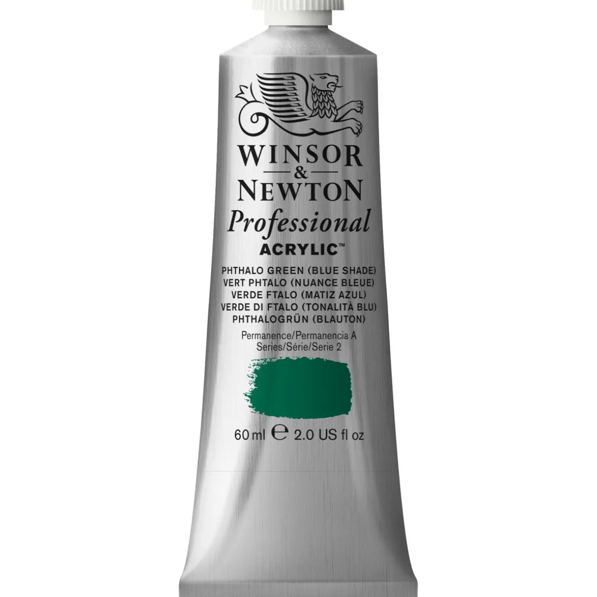 Winsor & Newton Professional akrylmaling 60 ml Phthalo Blue Green shade 515