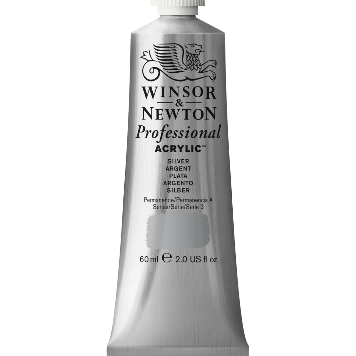 Winsor & Newton Professional akrylmaling 60 ml Silver 617
