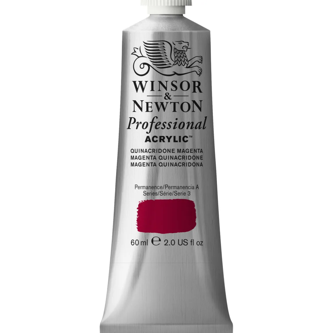 Winsor & Newton Professional akrylmaling 60 ml Quinacridone Magenta 545