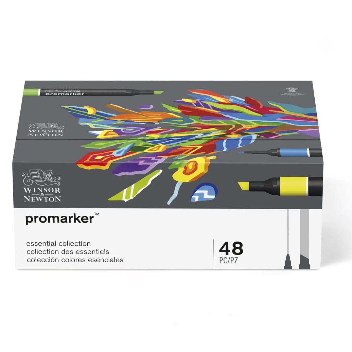Winsor & Newton Promarker Essential Collection, sett med 48 promarkers