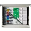 Winsor & Newton Winton Oil Kit 10×12 ml oljemaling, A4-blokk, 2 pensler + palett