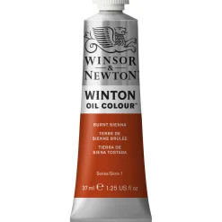Winsor & Newton Winton oljemaling 37 ml Burnt Sienna 074