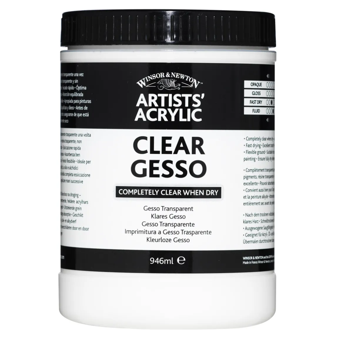 W&N Clear Gesso 946 ml