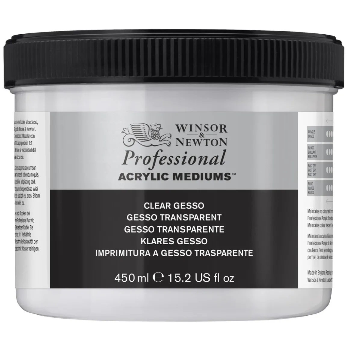 W&N Clear Gesso 450 ml