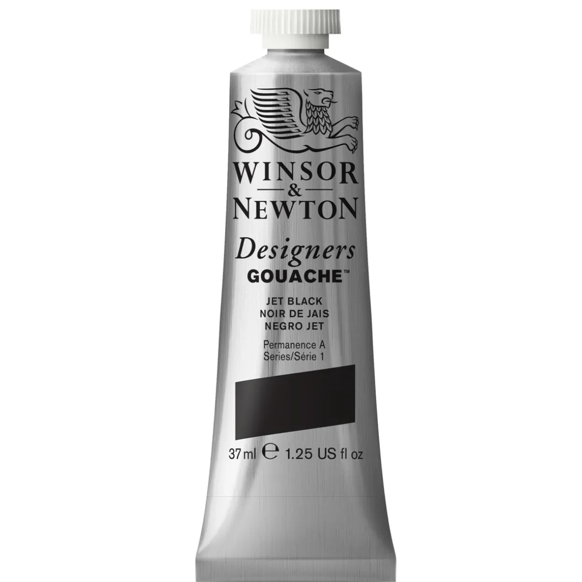 W&N D.Gouache Jet Black 37 ml