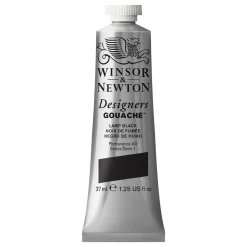 W&N D.Gouache Lamp Black 37 ml