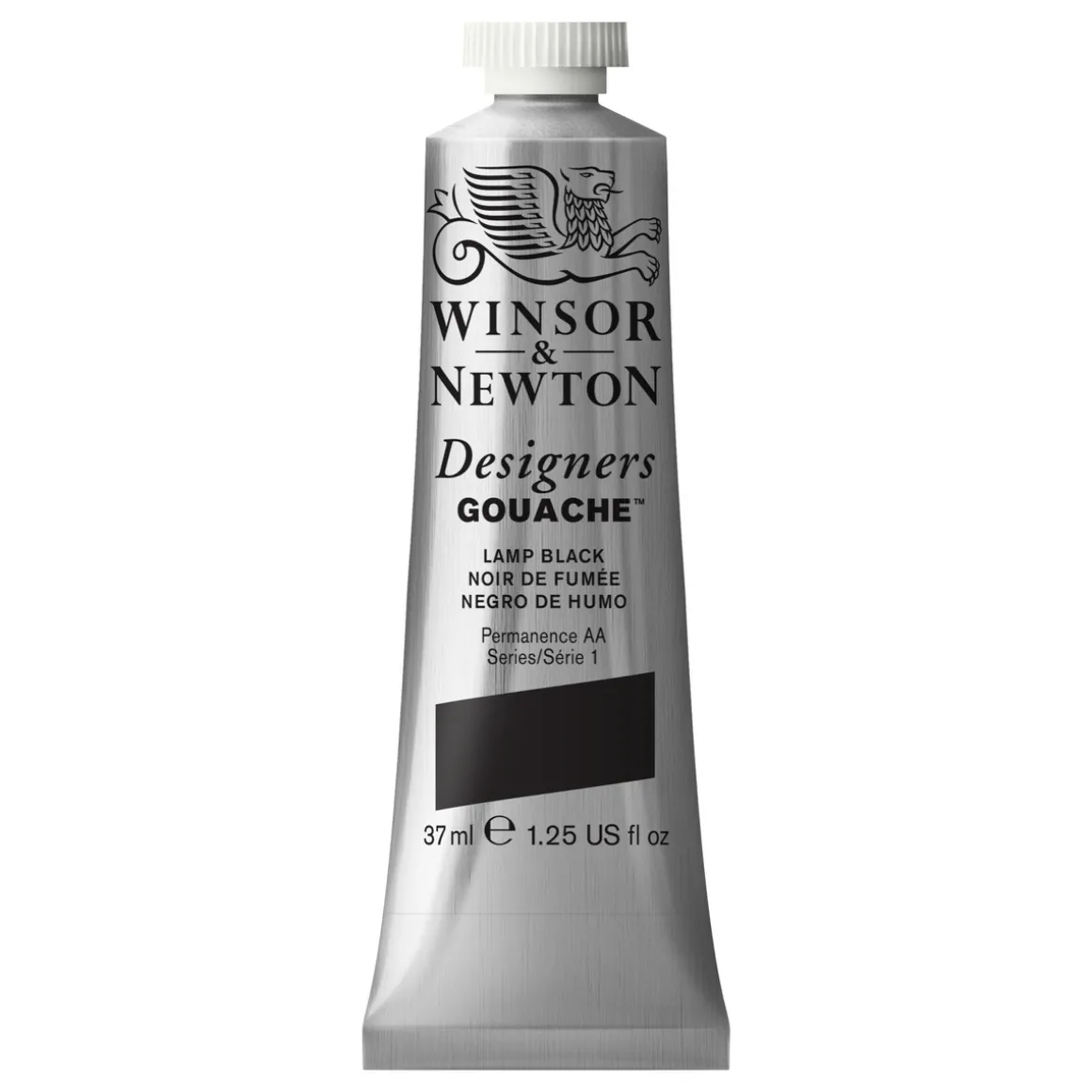 W&N D.Gouache Lamp Black 37 ml