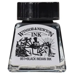 W&N Drawing Ink Black Ind 14 m