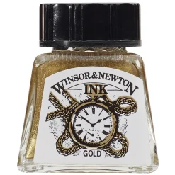 W&N Drawing Ink Gold 14 ml