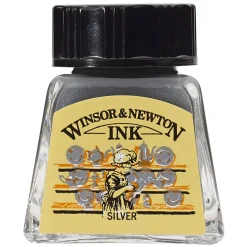 W&N Drawing Ink Silver 14 ml