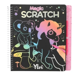 Ylvi Scratch Book – skrap frem flotte motiver i skrapeboken Ylvis verden! 19,3×20×1,8 cm