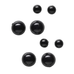 Øyne miks svarte 5 og 8 mm